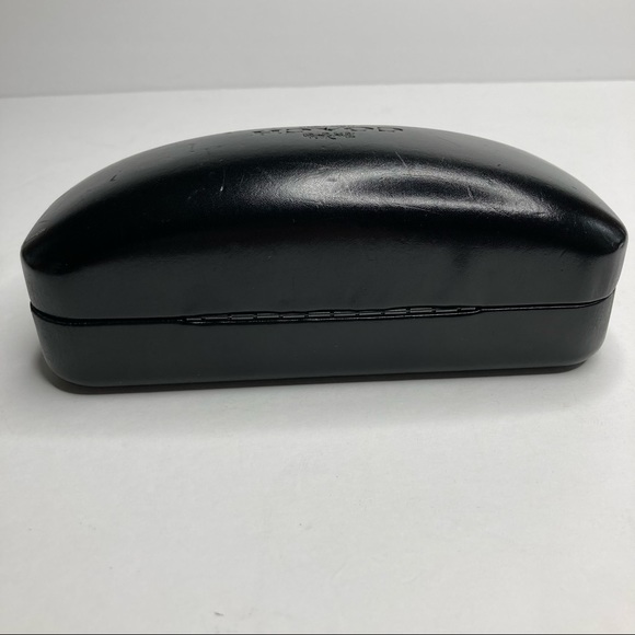 COACH Black Embossed Large Hard Shell Sunglasses Travel Case - Picture 7 of 16